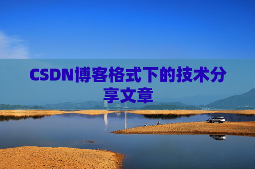 CSDN博客格式下的技术分享文章
